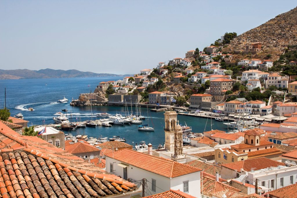 View,Of,Hydra,Island,,Greece.